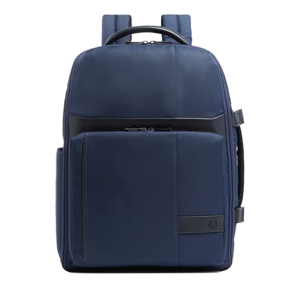 Zaino da viaggio portacomputer 15,6" in tessuto e pelle "Wollem" Piquadro (disponibile in duecolori)