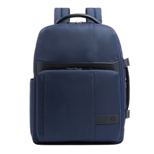 Carica l'immagine nel visualizzatore di Gallery, Zaino da viaggio portacomputer 15,6" in tessuto e pelle "Wollem" Piquadro (disponibile in duecolori)
