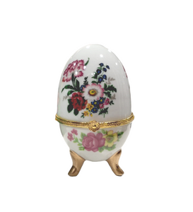 Scatolina ceramica Limonge decorata "Uovo"