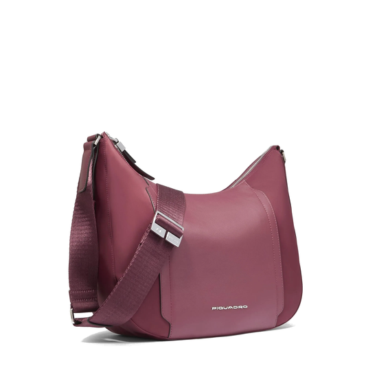 Borsa tracolla donna per iPad®mini in tessuto tecnico e pelle Piquadro (disponibile in diversi colori)