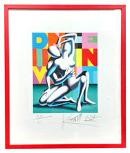 Carica l'immagine nel visualizzatore di Gallery, Grafica incorniciata di Mark Kostabi:"Love Letters"
