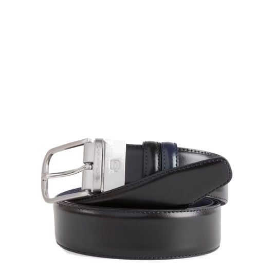Cintura reversibile in pelle con fibbia ad ardiglione Piquadro (disponibile in due varianti colore)