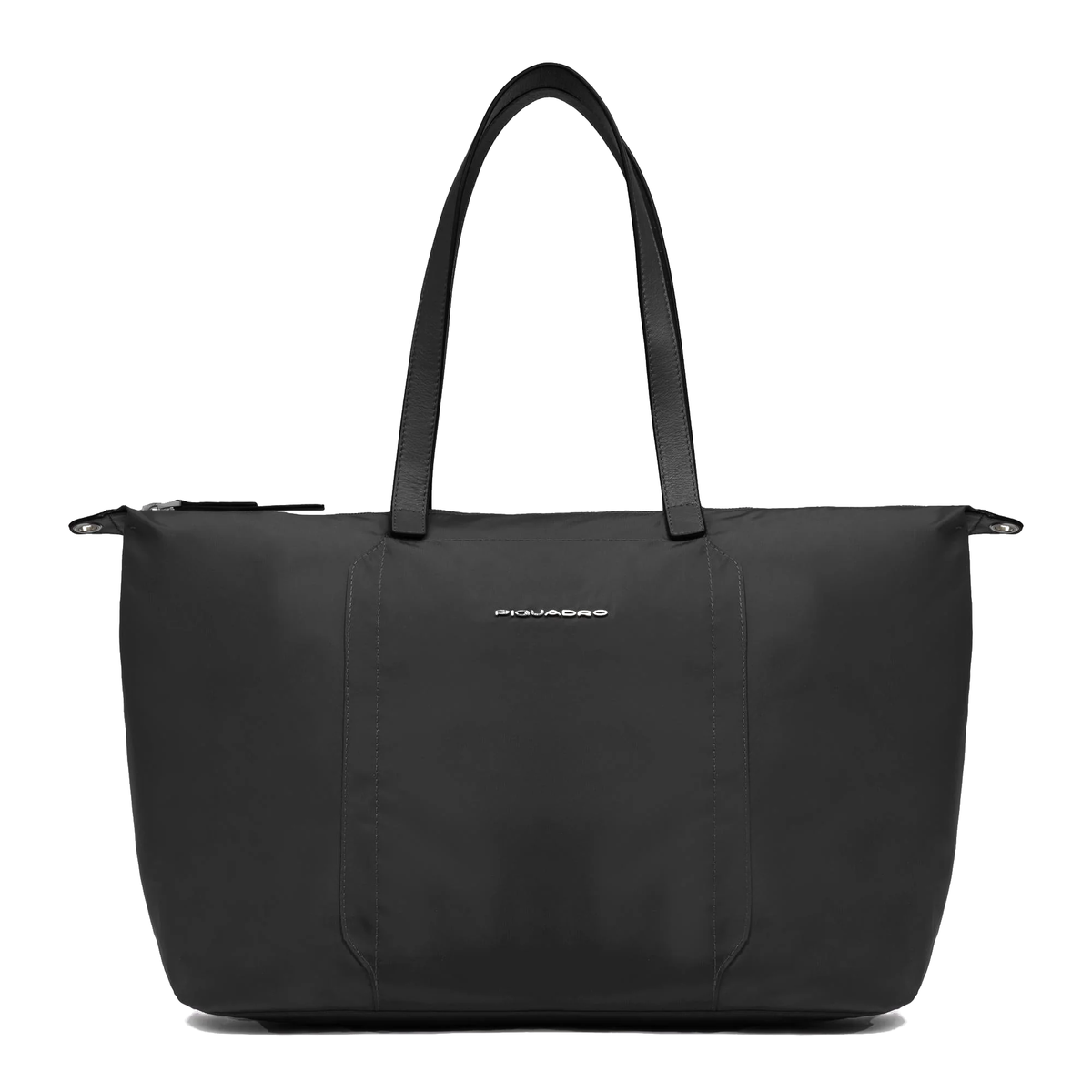 Borsa donna porta pc 15,6" pieghevole in tessuto e pelle Piquadro