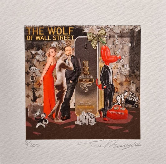 Grafica di La Rouge "The wolf of Wall street"