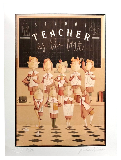 Grafica di Giulia del Mastio: "School Teacher"