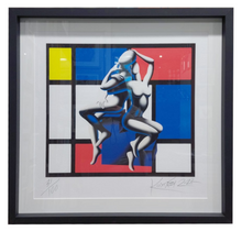 Carica l'immagine nel visualizzatore di Gallery, Grafica incorniciato di Mark Kostabi:"Beyond Boundaries"
