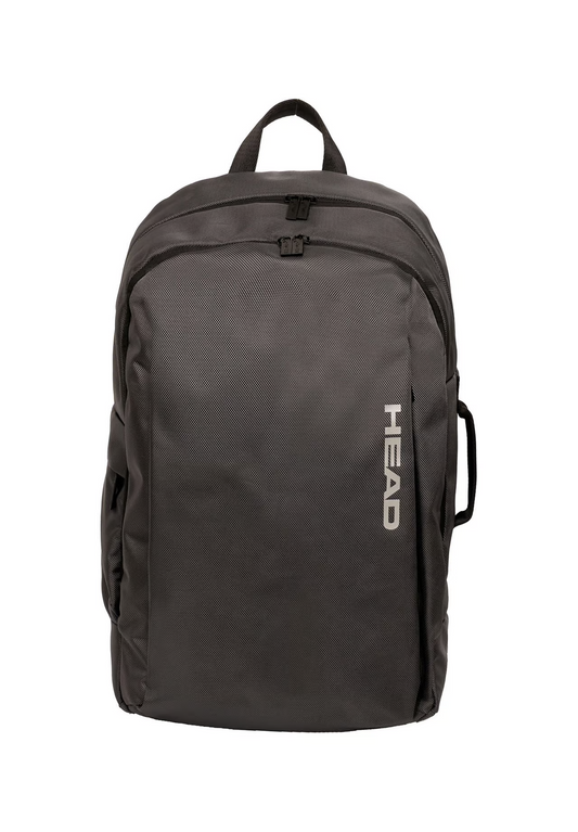 Zaino portacomputer 17"  in tessuto tecnico con sacca porta abiti e cinghia pettorale " Club " HEAD grigio