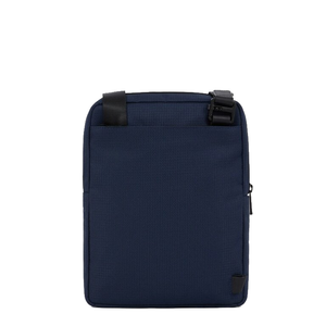 Borsello porta  iPad®Air-iPad Pro 9.7/iPad 10.5 in tessuto e pelle Wollem Piquadro blu