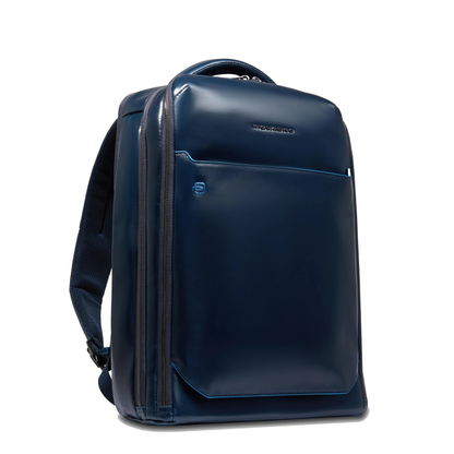 Zaino da viaggio fastcheck portacomputer 15,6" in pelle "Bluesquare" Piquadro (disponibile in due varianti)