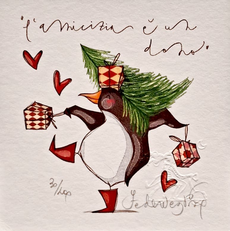 Grafica di Federica Porro: "L'amicizia è un dono"