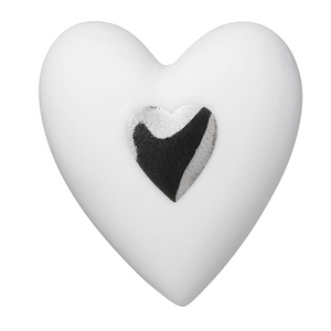 Cuoricino in ceramica con scatolina in legno "Love to Go"