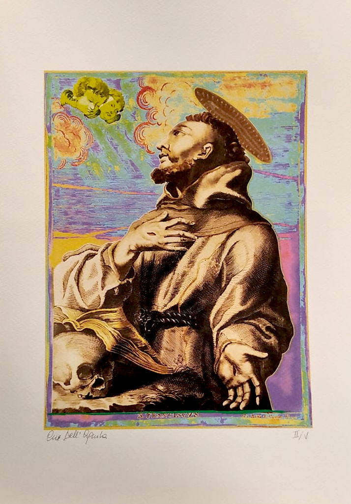 Grafica di Ciro dell'Aquila "San Francesco"