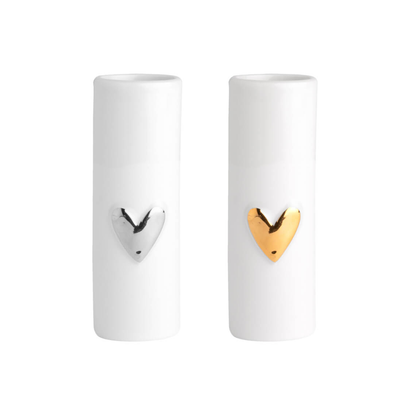 Mini vasetto in porcellana con decoro "Cuore" Rader (disponibile in due varianti)