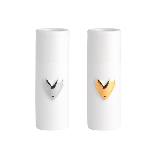 Mini vasetto in porcellana con decoro "Cuore" Rader (disponibile in due varianti)