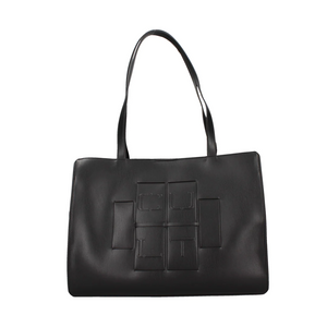 Borsa Shopper in ecopelle con logo impresso "Cult"