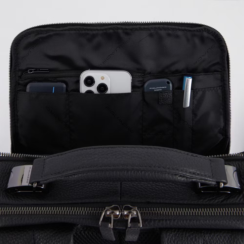 Zaino portapc 15,6" in pelle con cavo antifurto Modus Special Piquadro