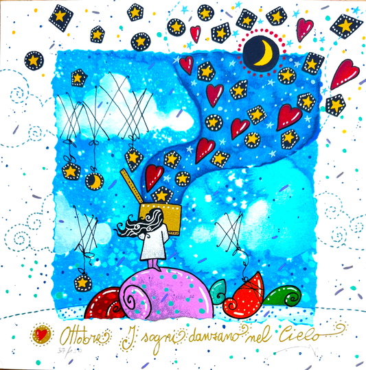 Grafica di Andrea Agostini 'Ottobre' Nuova edizione