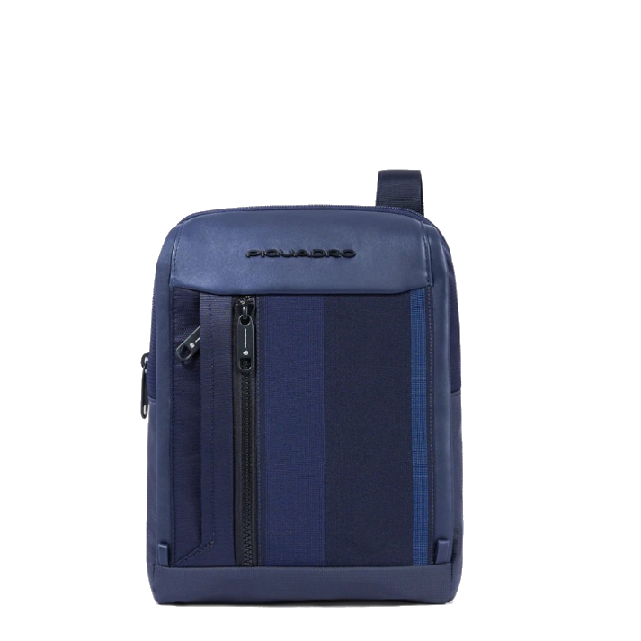 Borsello porta iPad®Air-iPad Pro 9.7/iPad 10.5 in tessuto e pelle "Steve" Piquadro (disponibile in due colori)