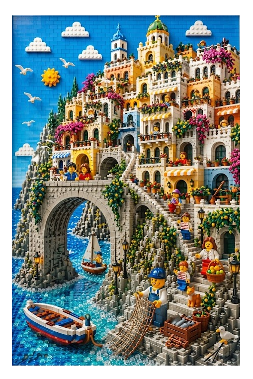 Grafica di Pier: "Amalfi"