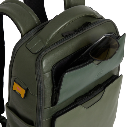 Zaino da viaggio porta pc 14" in pelle "Ael" Piquadro (disponibile in tre colori)