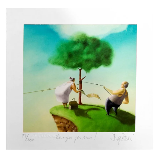 Grafica di Diego Santini "Tempo per noi!"