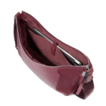 Borsa tracolla donna per iPad®mini in tessuto tecnico e pelle Piquadro (disponibile in diversi colori)