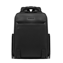 Carica l'immagine nel visualizzatore di Gallery, Zaino da viaggio porta pc 15,6  in pelle con porte USB e USB Type C "Modus Special Bag Motic" Piquadro
