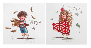 Grafica di Federica Porro "Vergine" (lui/lei)