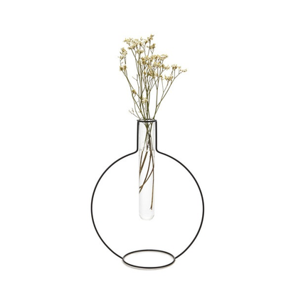 Vaso silhouette con provetta in vetro xl