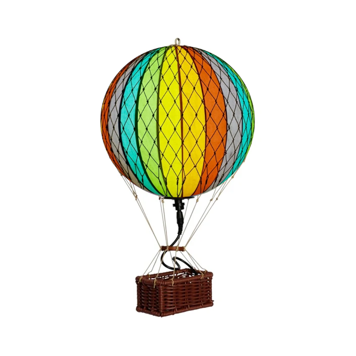 Mongolfiera media con led "Travels Light LED Rainbow" Authentic Models