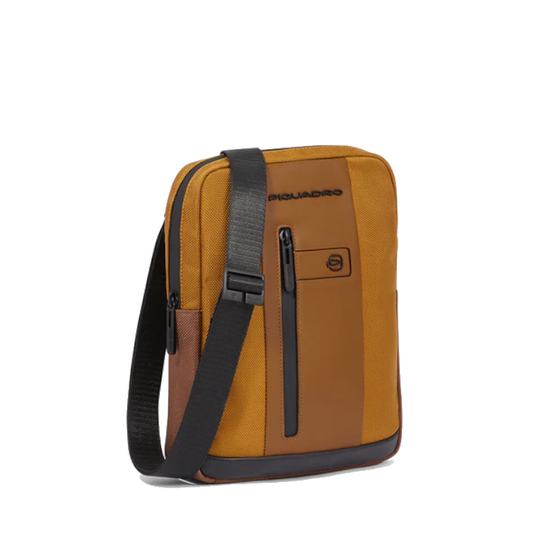 Borsello porta iPad®mini in tessuto e pelle Brief 2 Piquadro