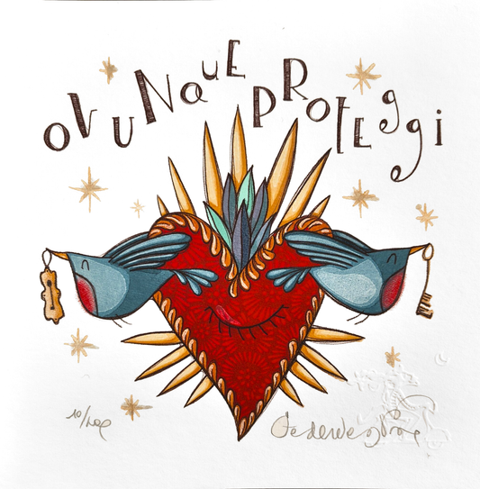 Grafica di Federica Porro: "Ovunque proteggi"