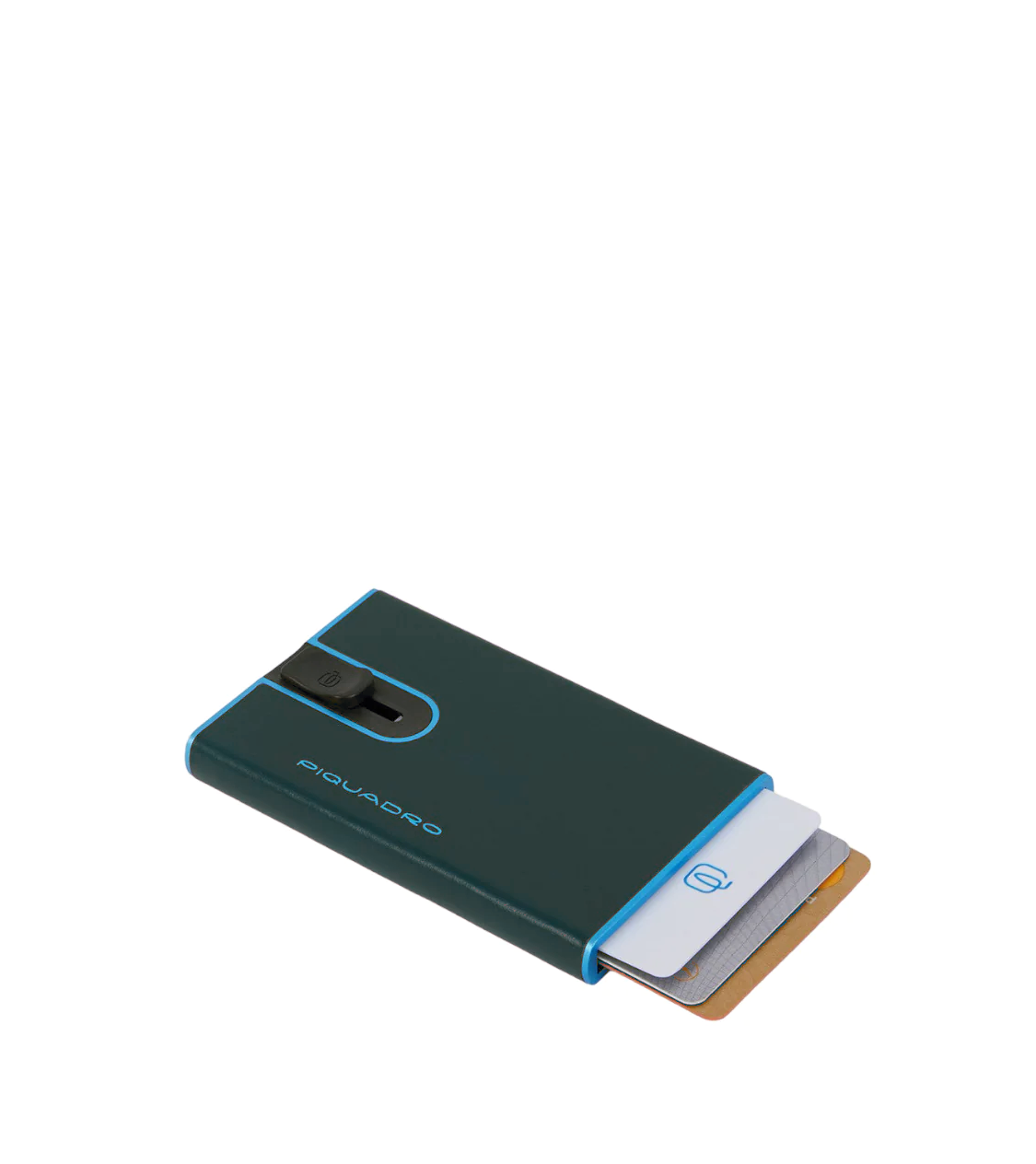 Porta carte di credito in pelle con meccanismo e protezione antifrode Bluesquare Piquadro (disponibile in diversi colori)