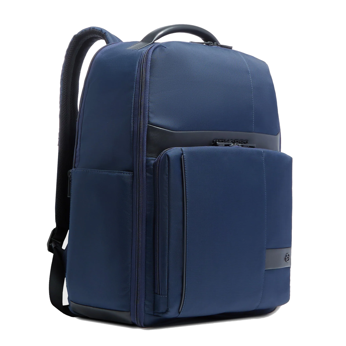 Zaino da viaggio portacomputer 15,6" in tessuto e pelle "Wollem" Piquadro (disponibile in duecolori)