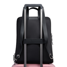 Carica l'immagine nel visualizzatore di Gallery, Zaino donna porta pc 15,6" espandibile in tessuto e pelle "Circle" Piquadro"
