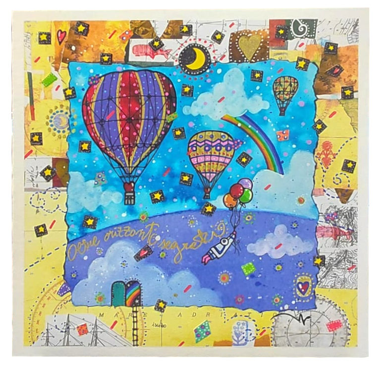 Grafica di Andrea Agostini 'Oltre orizzonti segreti'