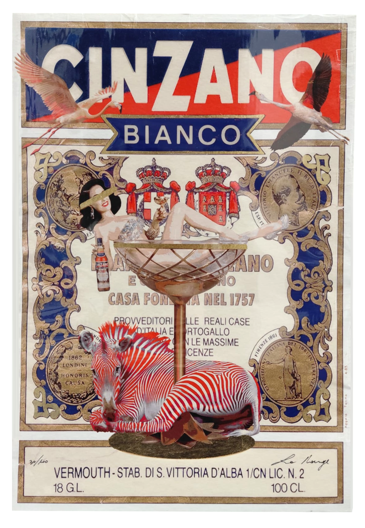 Grafica di La Rouge "Cinzano"