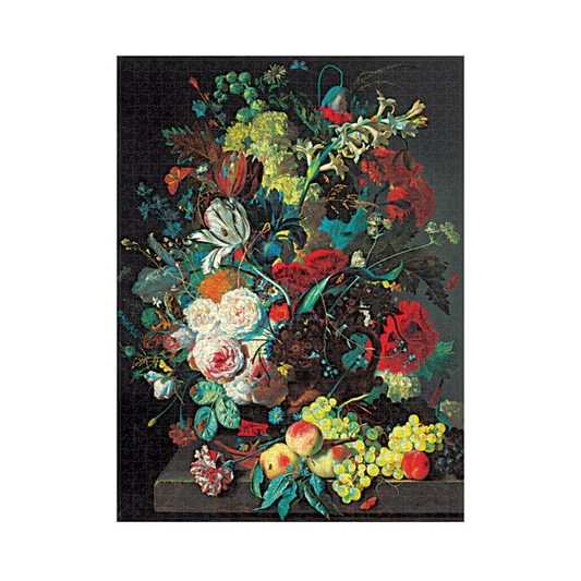 Puzzle 1000 pezzi Paperblanks "Van Huysum - Still life Burst"