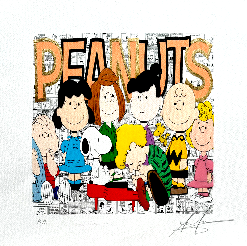 Grafica di Sergio Veglio: "Peanuts"
