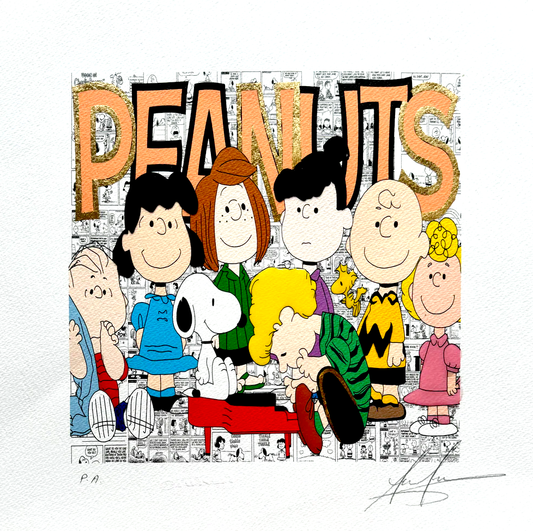 Grafica di Sergio Veglio: "Peanuts"