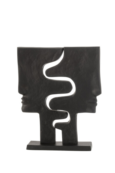 Scultura in alluminio "Tu mi completi"