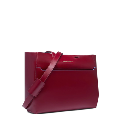 Borsa donna tote bag porta pc 15,6" in pelle "Bluesquare" Piquadro