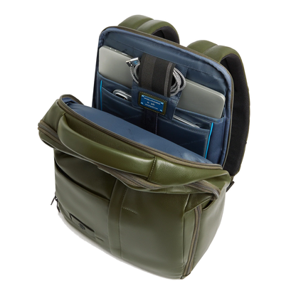 Zaino portacomputer 15,6" in pelle "Russell" Piquadro (disponibile in tre colori)