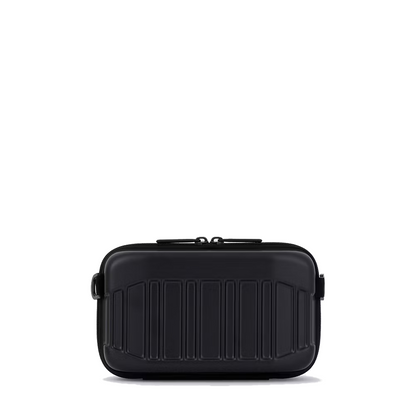 Beauty rigido con tracolla crossbody "Personal case PQ-Light"  nero opaco
