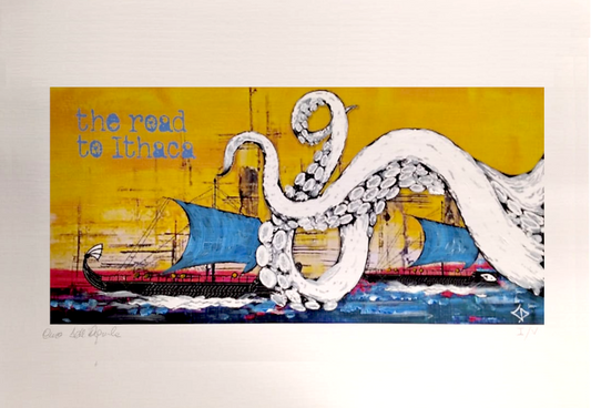 Grafica di Ciro dell'Aquila "The road to Ithaca"