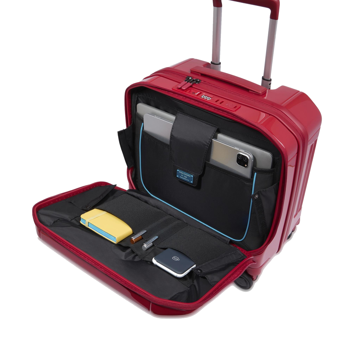 Trolley pilota con porta pc 15,6" Piquadro (disponibile in due colori)