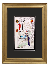 Carica l'immagine nel visualizzatore di Gallery, Grafica incorniciata di  Stefano Mancini: "Il maestro suona la fortuna"
