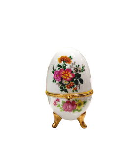 Scatolina ceramica Limonge decorata "Uovo"