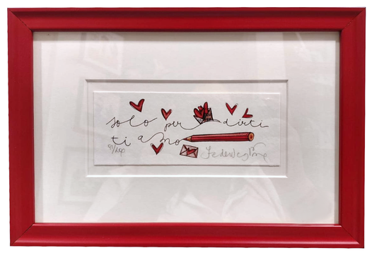Grafica Federica Porro "Solo per dirti ti amo"