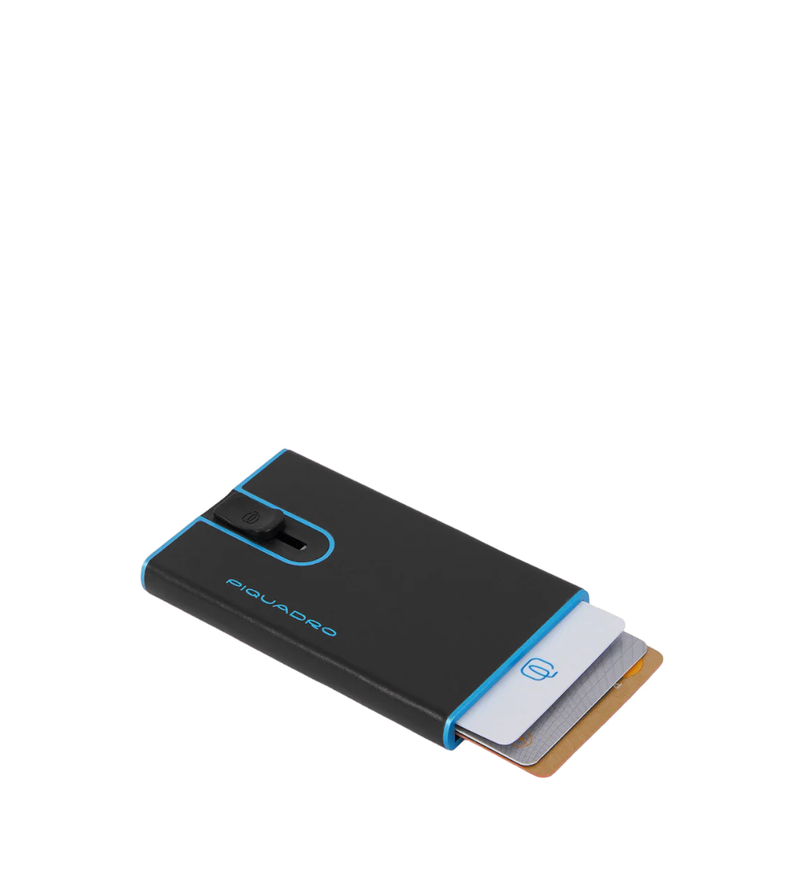 Porta carte di credito in pelle con meccanismo e protezione antifrode Bluesquare Piquadro (disponibile in diversi colori)